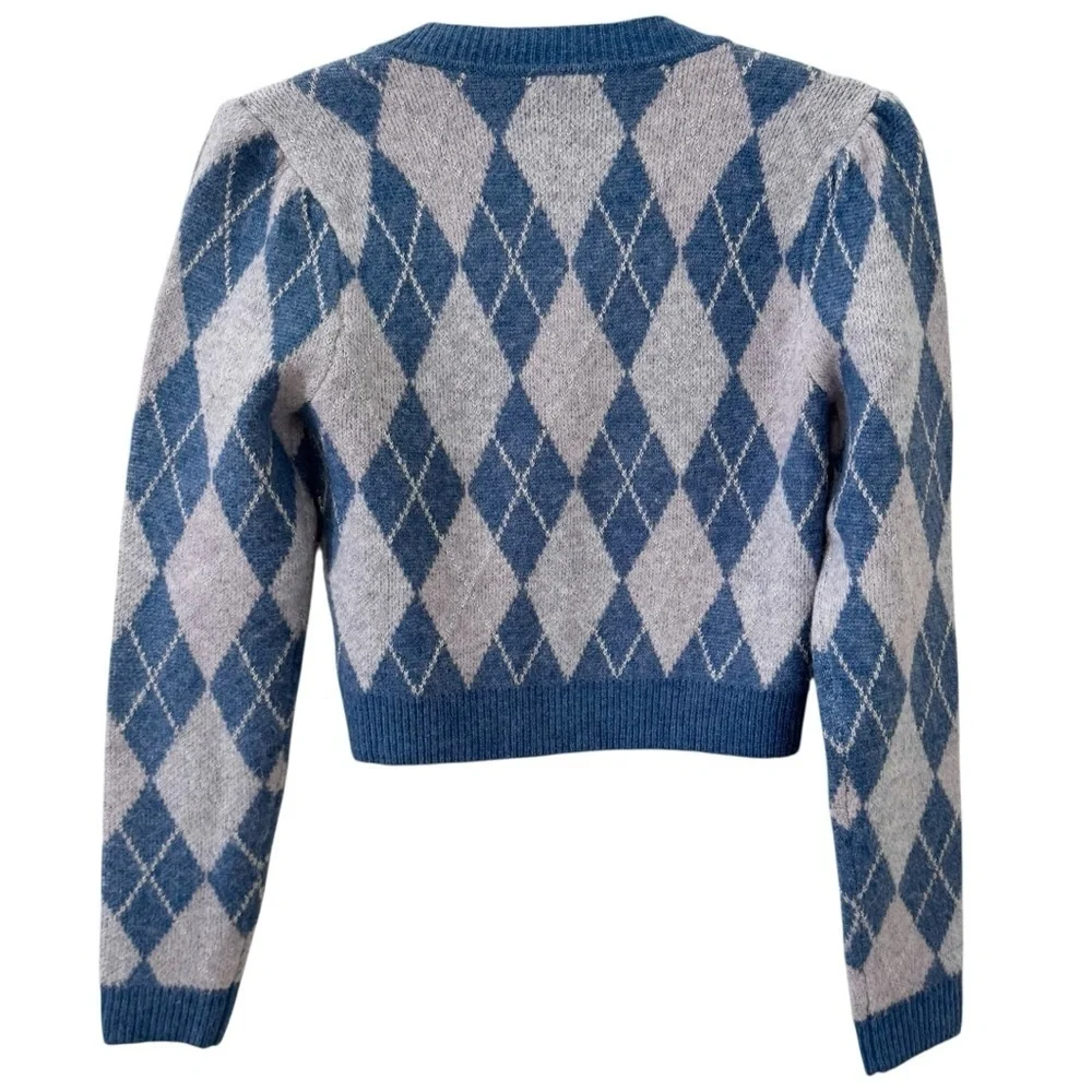 Lovers + Friends Casey Argyle Sweater in 